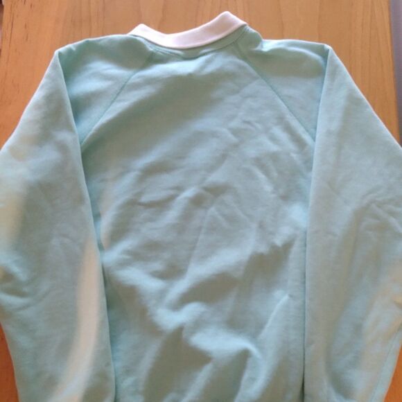 Vintage 80s Goldsmith's Critters Tiger Lillies Pun Collared Sweatshirt - Picture 8 of 9